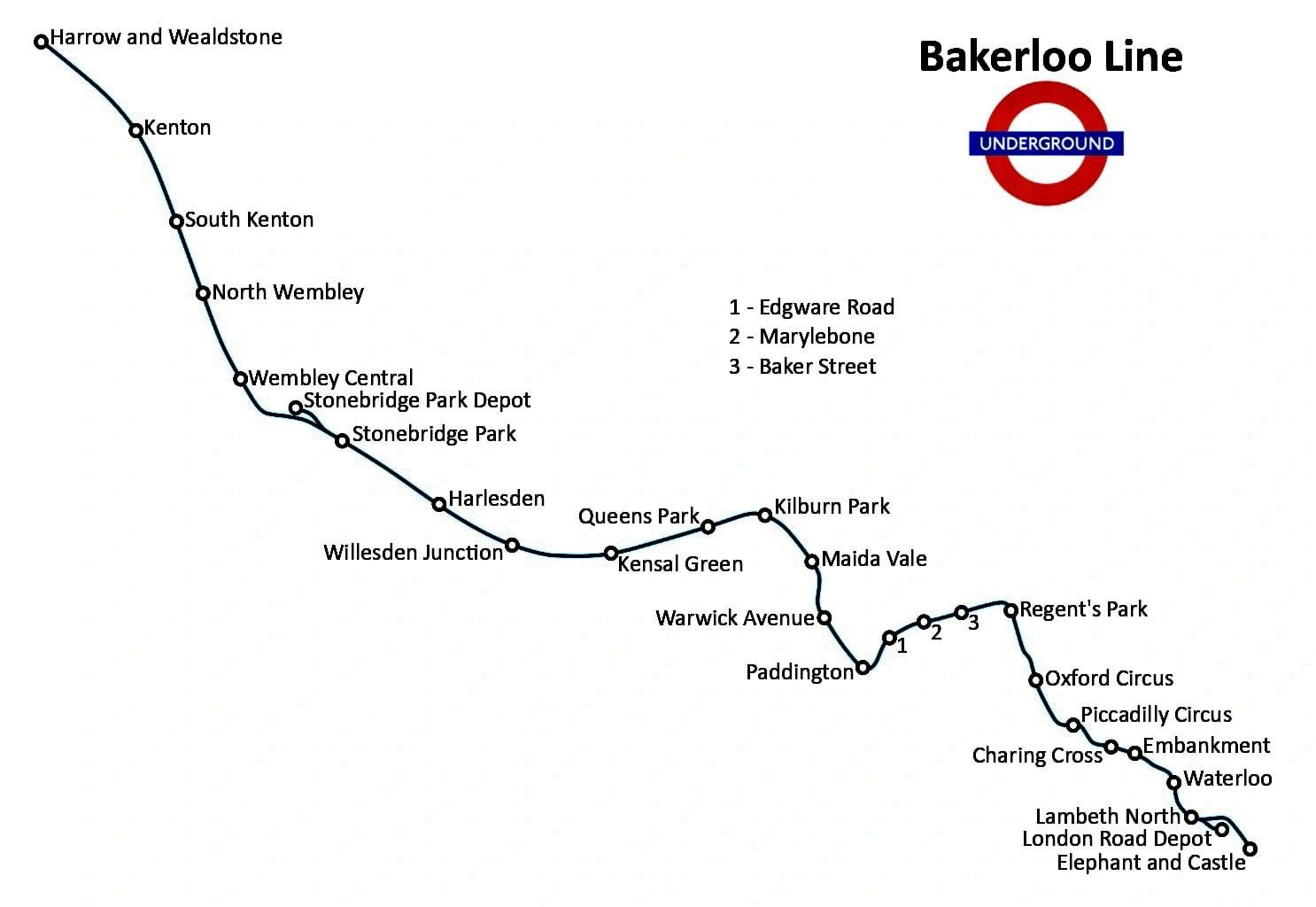 Bakerloo Line Exordium Map Gaming