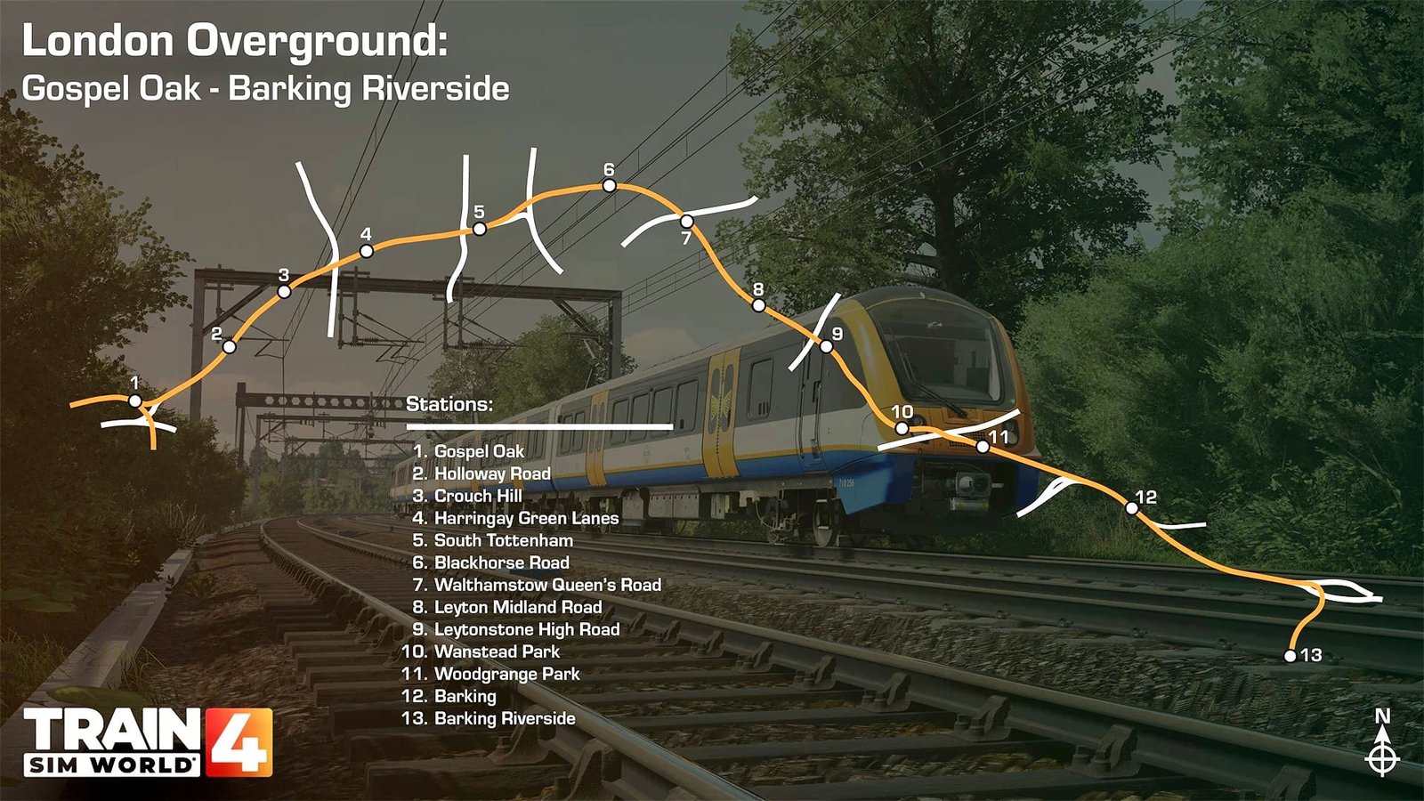 London Overground Suffragette Line Map Exordium Gaming