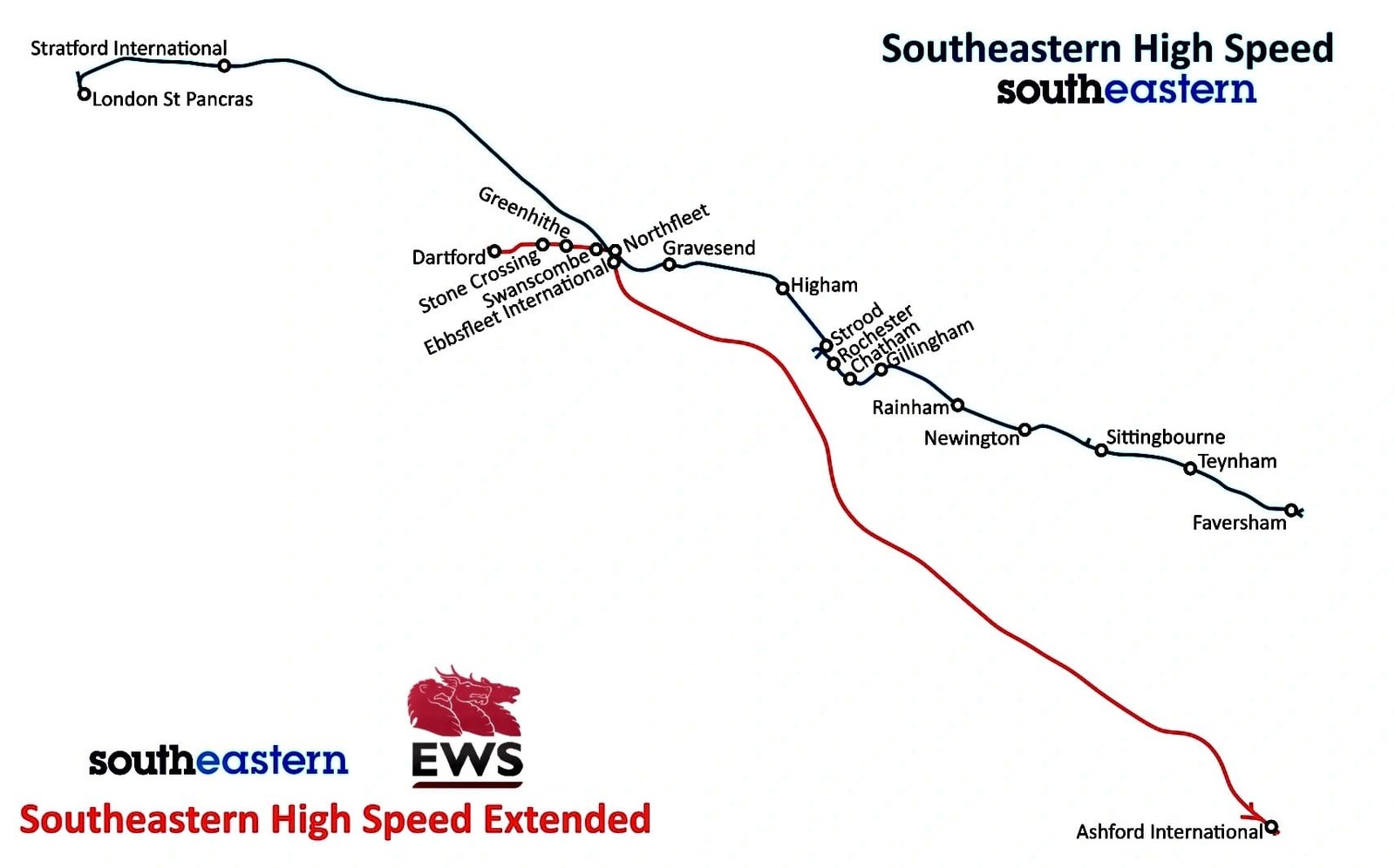 Southeastern Highspeed Ashford Intl Map Exordium Gaming