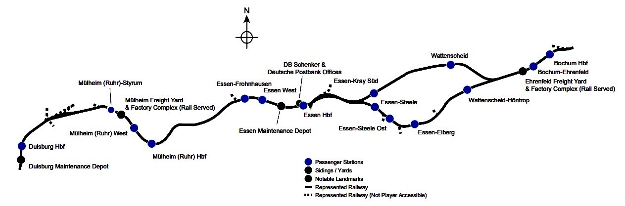 Hauptstrecke Rhein-Ruhr Map Exordium Gaming