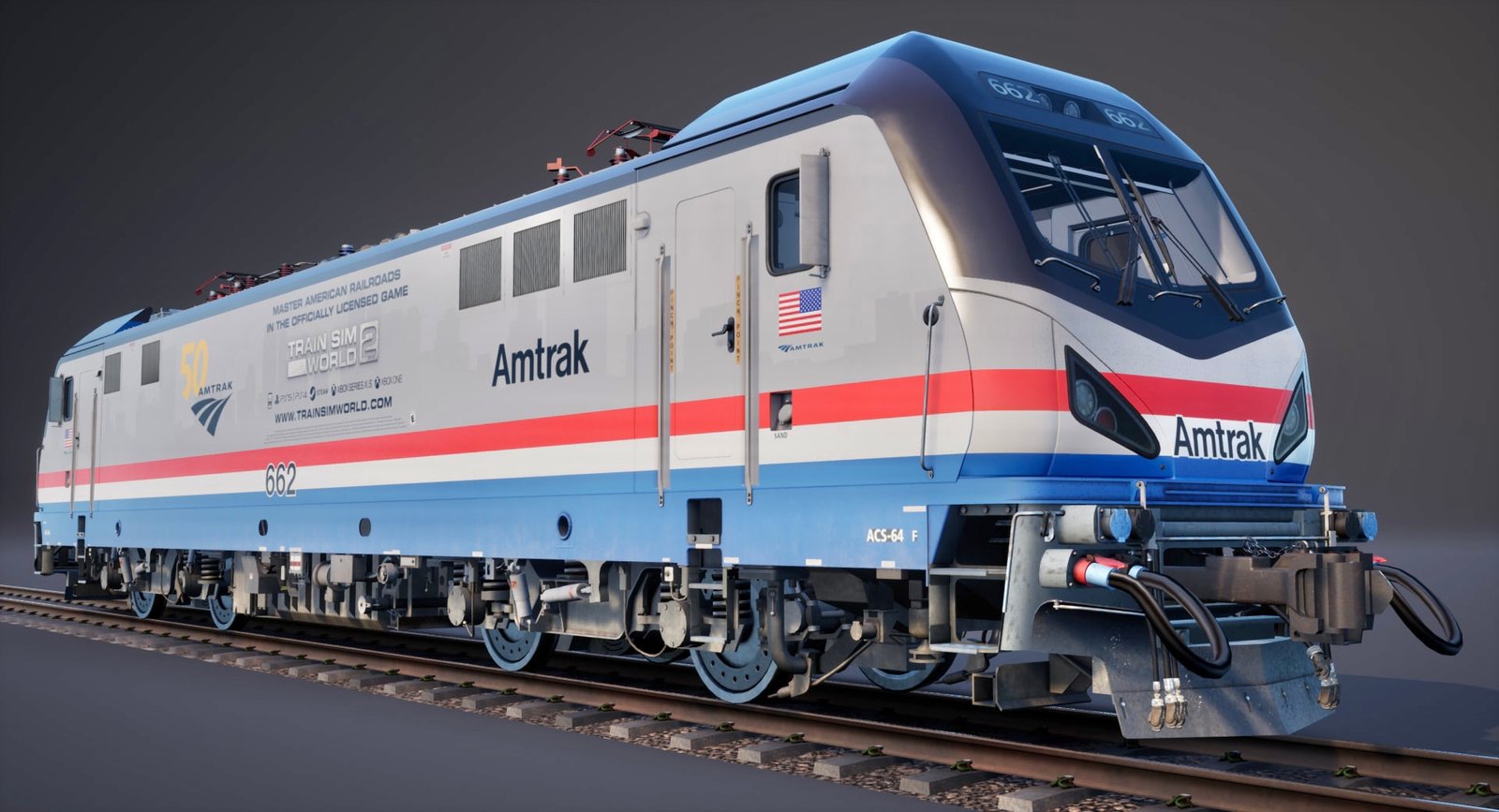 Amtrak ACS-64 50th Anniversary Train